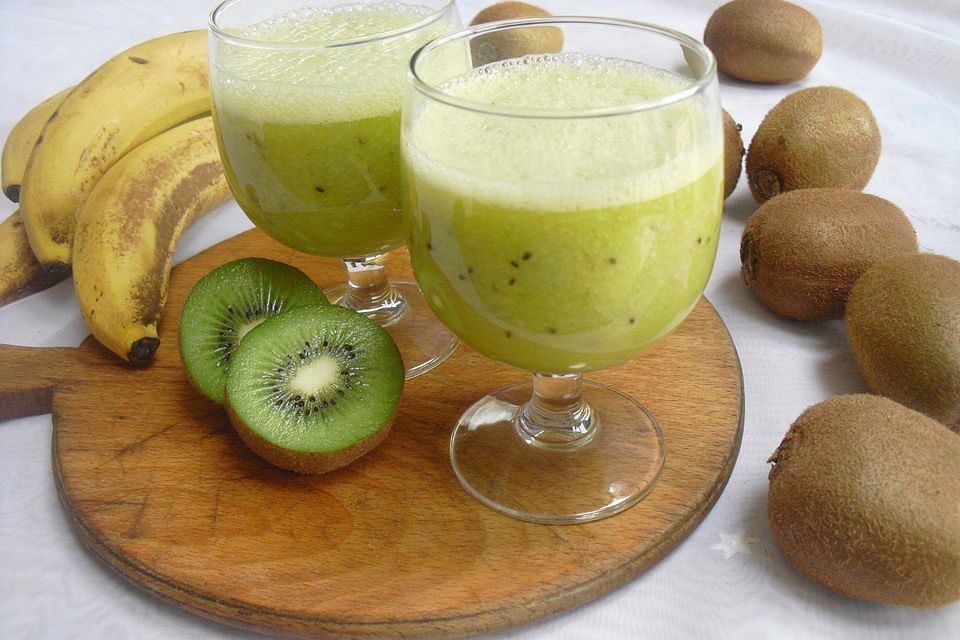 Kiwi-Bananen Smoothie