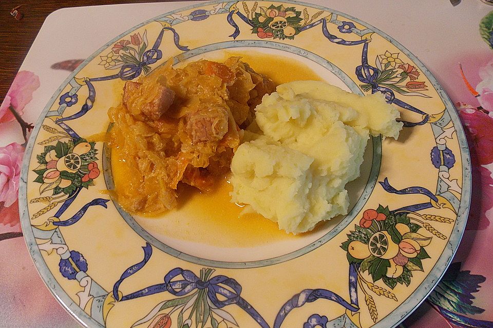 Kasseler mit Sauerkraut