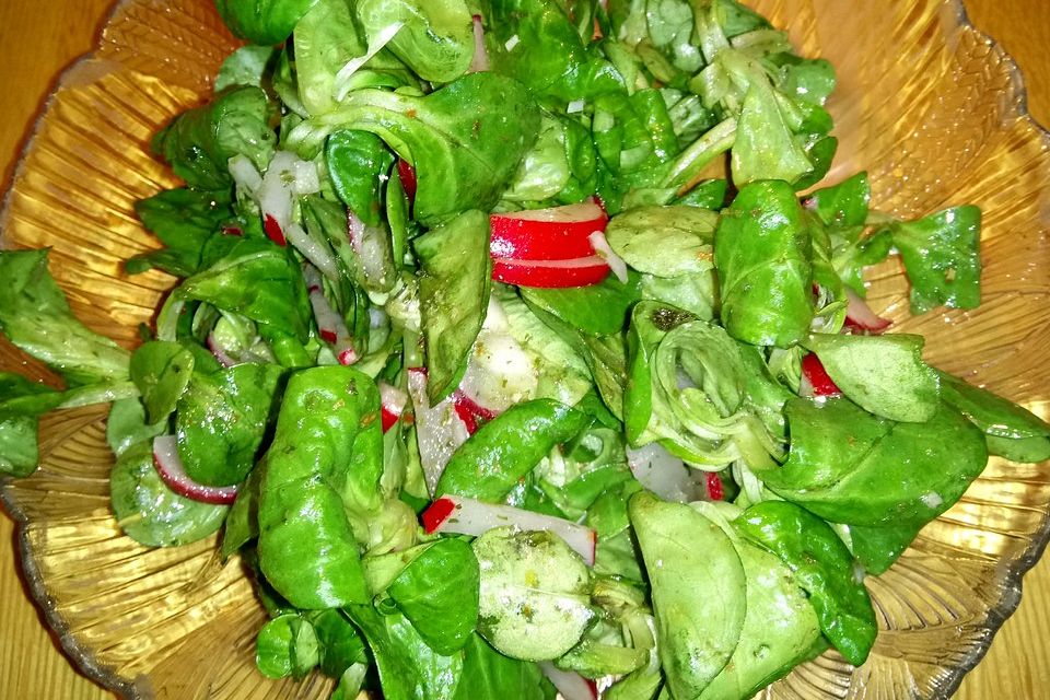 Radieschen-Feldsalat