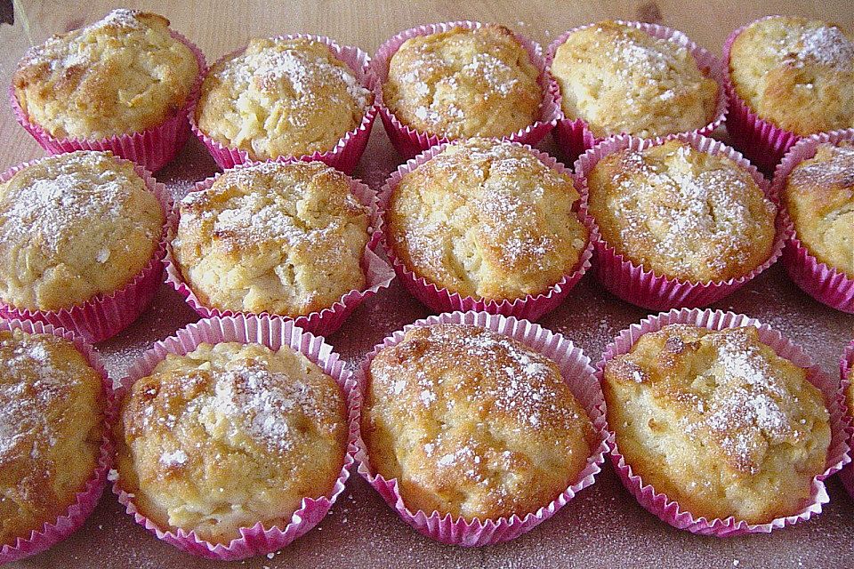 Apfel - Quark - Muffins