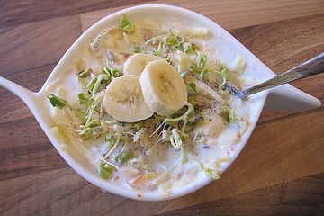 Frischkorn-Müsli mit Buchweizensprossen von gloryous