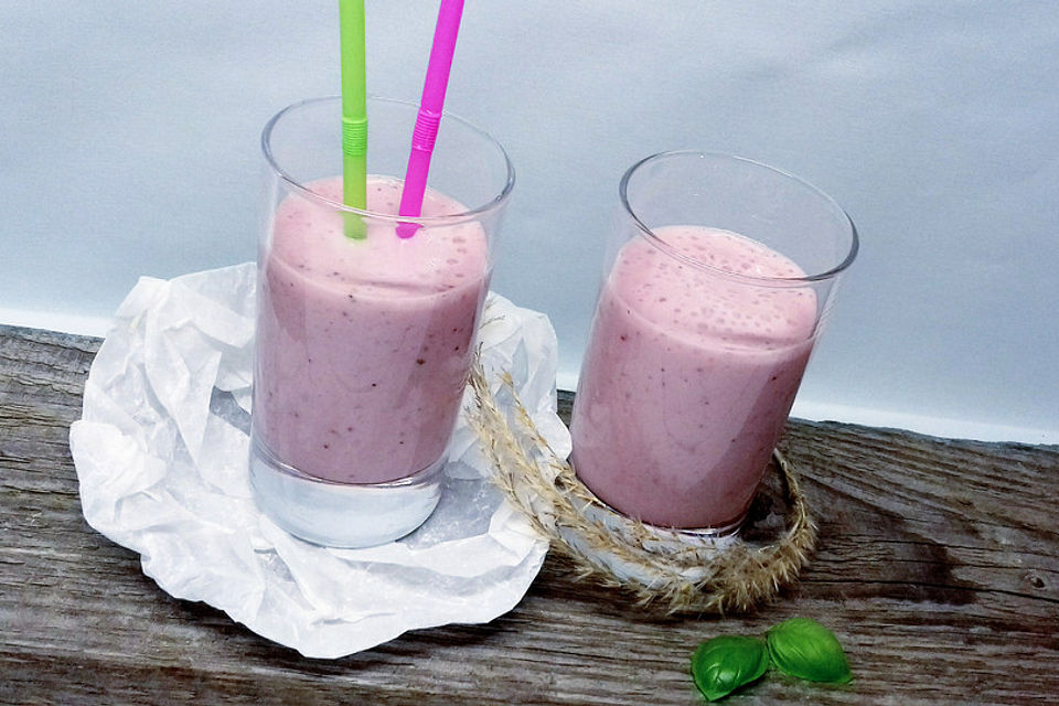 Erdbeeren-Bananen-Smoothie