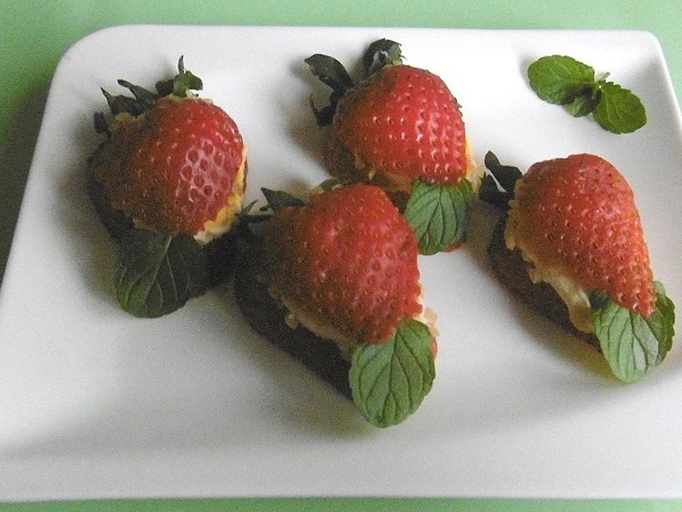 Gefüllte Erdbeeren von sonne10| Chefkoch