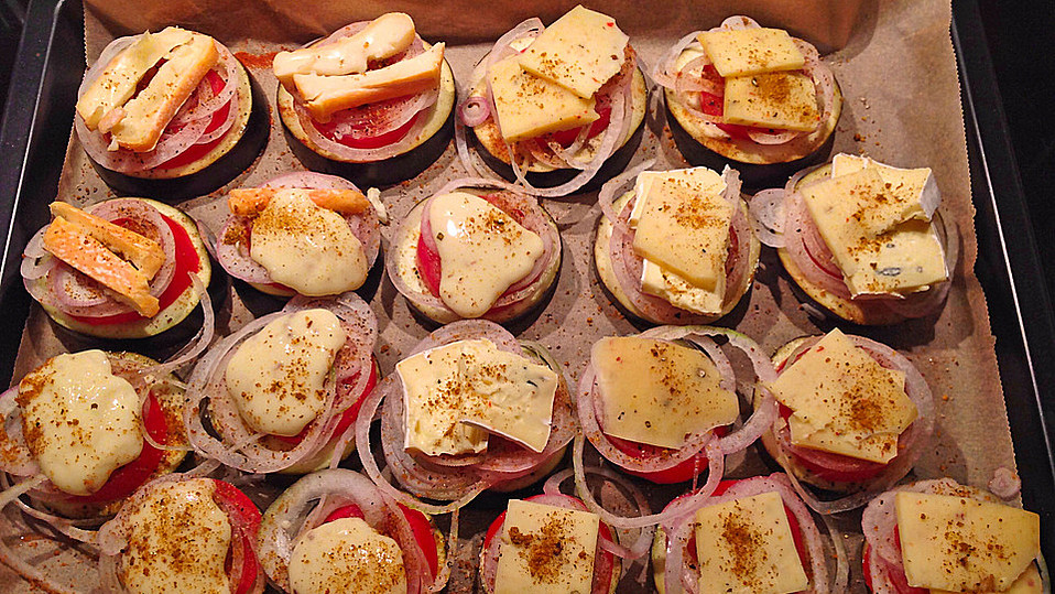 Fettarme überbackene Auberginen von sedea