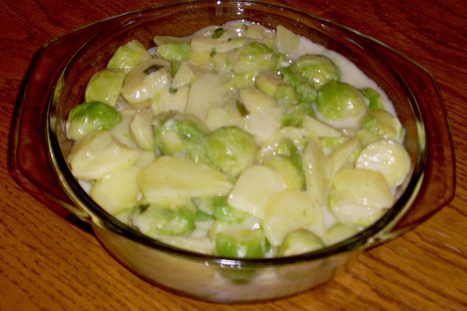 Rosenkohlauflauf Rosenkohlauflauf