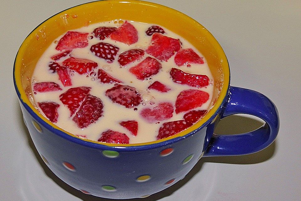 Andis "Erdbeeren in Karamellmilch"