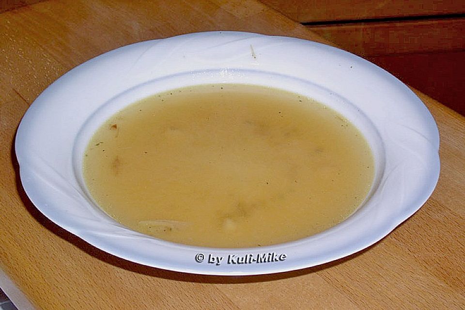 Knoblauch - Champignon - Cremesuppe