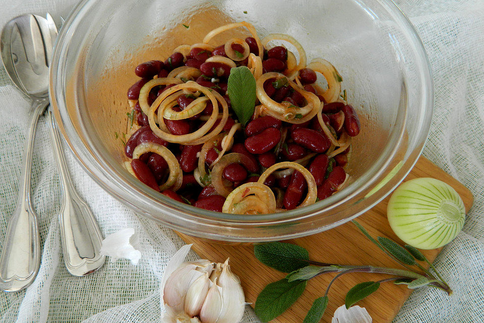 Bohnensalat nach spanischer Art