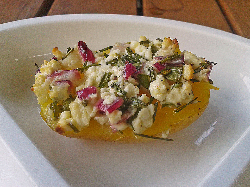 Überbackene Kartoffeln mit Feta