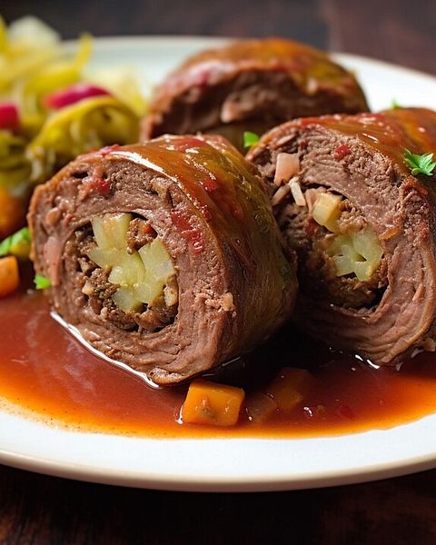 Rinderrouladen aus dem Ofen von beatepb Rinderrouladen aus dem Ofen von beatepb