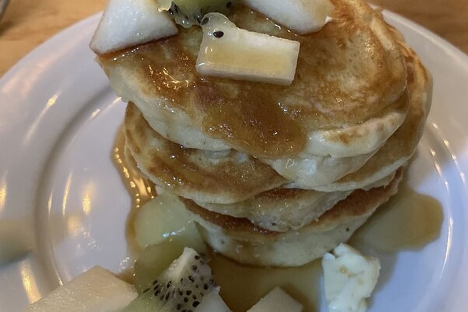 Pancakes mit Buttermilch - super luftig