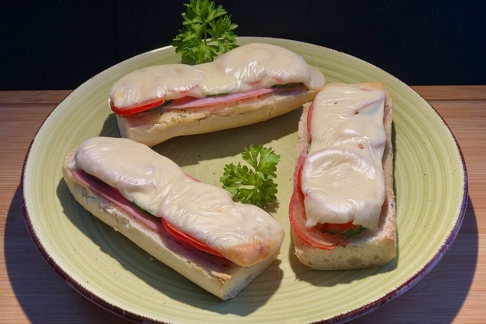 Ham and Cheese Baguette