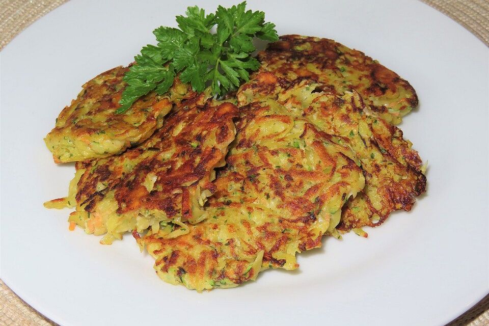 Kräuter-Gemüse-Rösti