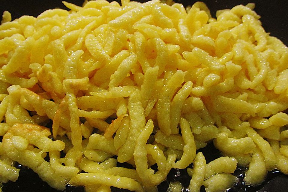 Linsen mit Spätzle