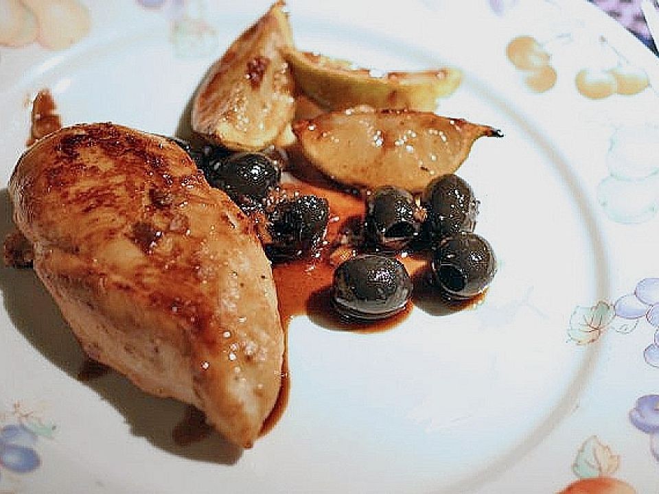 Hühnerbrust mit Oliven und Honig von tigram| Chefkoch