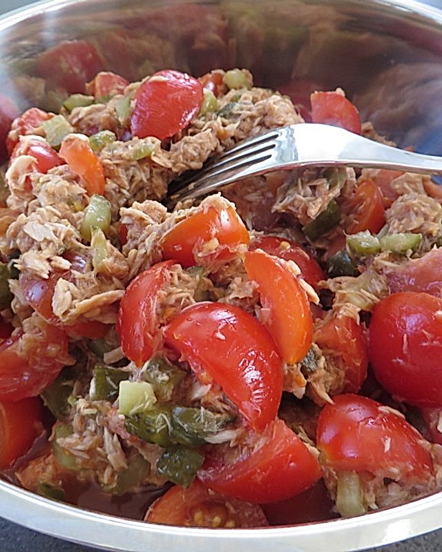 Thunfisch-Tomatensalat