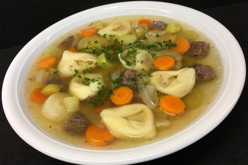 Rindersuppe