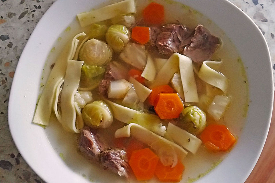 Rindersuppe