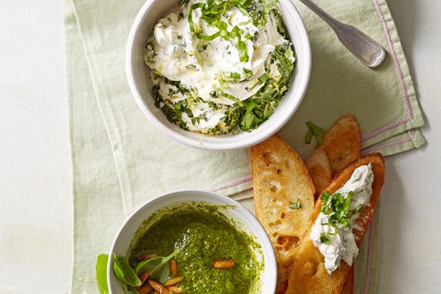 Basilikum-Schmand-Dip von Der-Baeckerbursche| Chefkoch