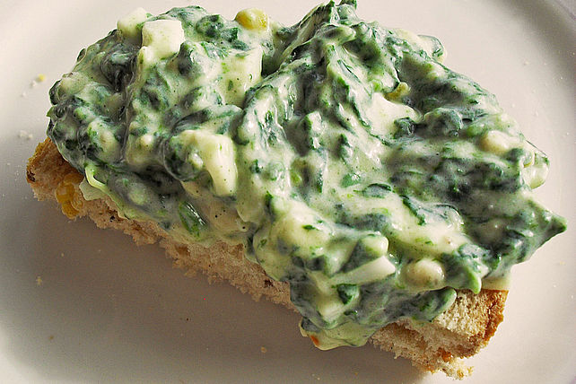 Frischkäseaufstrich mit Spinat von 7faces| Chefkoch Frischkäseaufstrich mit Spinat von 7faces| Chefkoch