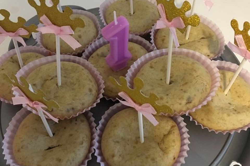 Bananenmuffins für Kleinkinder