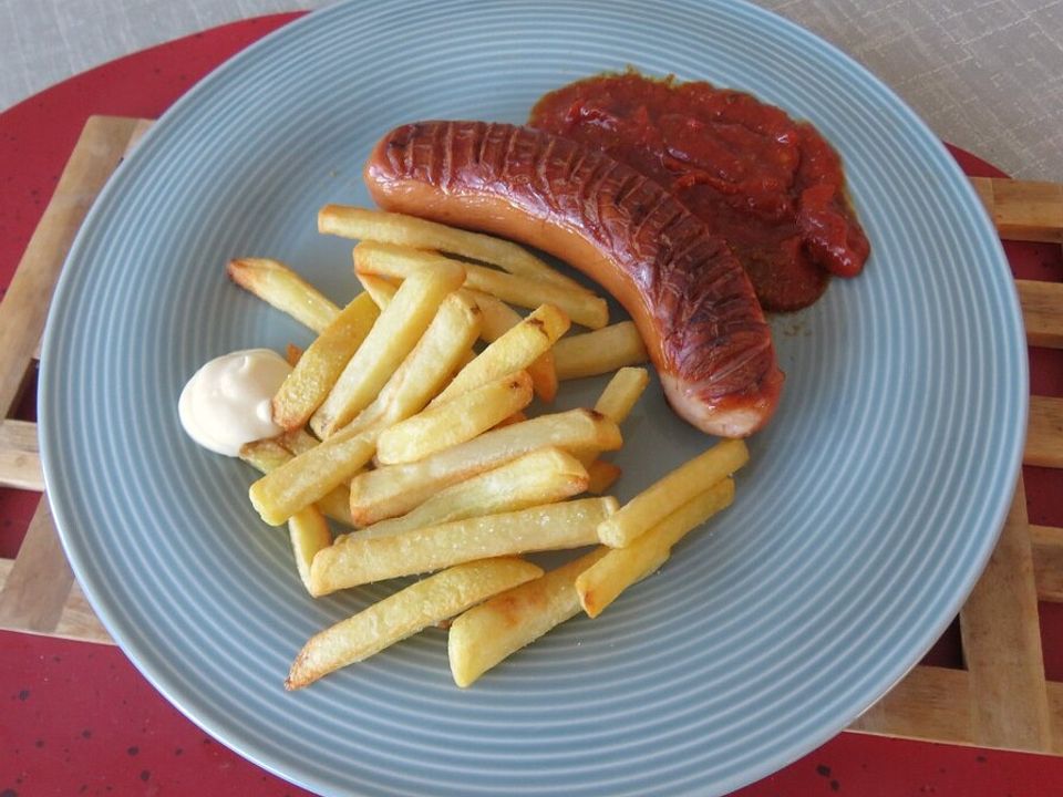 Currywurst Mit Pommes Frites Von Marc Ja Chefkoch