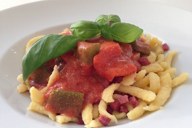 Spätzle in Tomaten-Senf Soße von Goldginger1990| Chefkoch