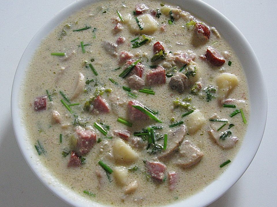 Kartoffel - Champignon - Suppe von traumfänger74| Chefkoch