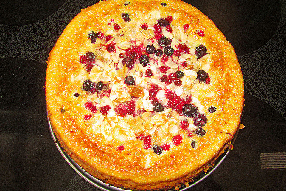 Johannisbeer-Kuchen mit Mascarponecreme