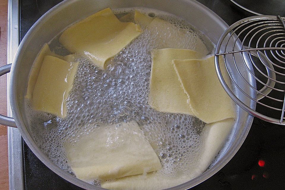 Lasagne mit Ochsenschwanzragout Lasagne mit Ochsenschwanzragout
