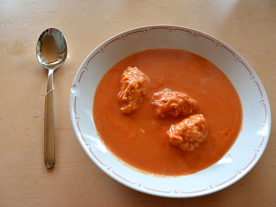 Tomatensuppe mit Klößchen von Backfee95| Chefkoch
