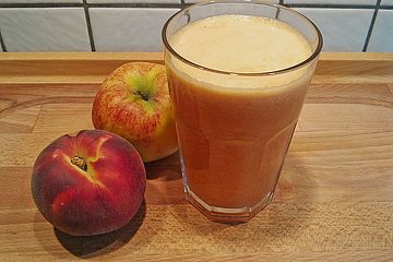 Pfirsich-Apfel-Saft