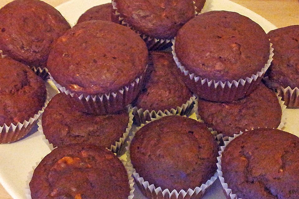 Schoko-Bananen-Muffins