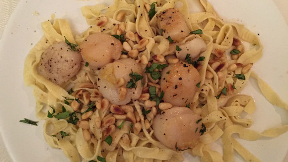 Zitronen-Linguine mit Jakobsmuscheln von Christina1208 Zitronen-Linguine mit Jakobsmuscheln von Christina1208