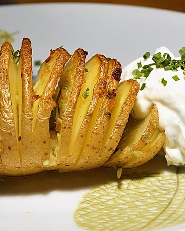 Catharinas Ofenkartoffeln nach Fiefhusener Art mit Kräuterquark