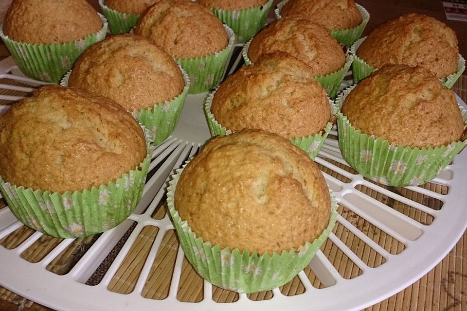 Eierlikörmuffins mit Schokotröpfchen