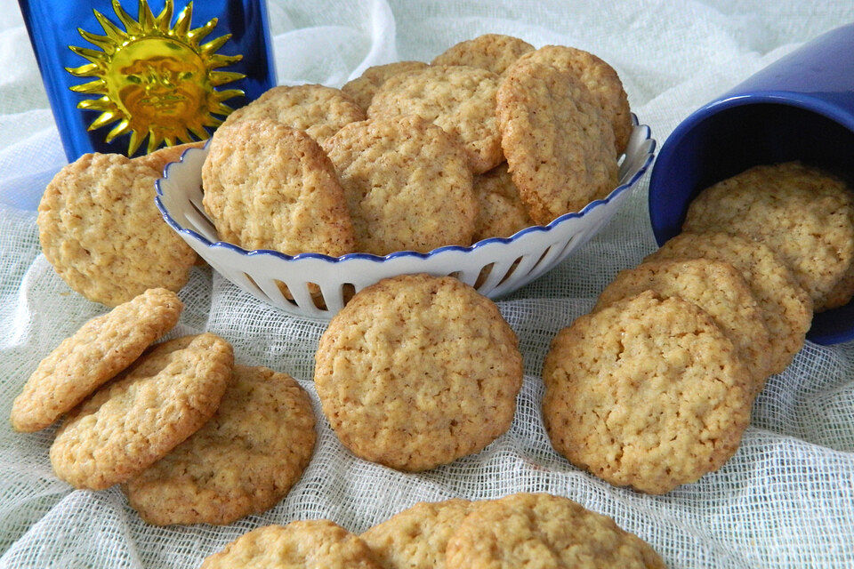 Knusperchen mit Kokos und Haferflocken