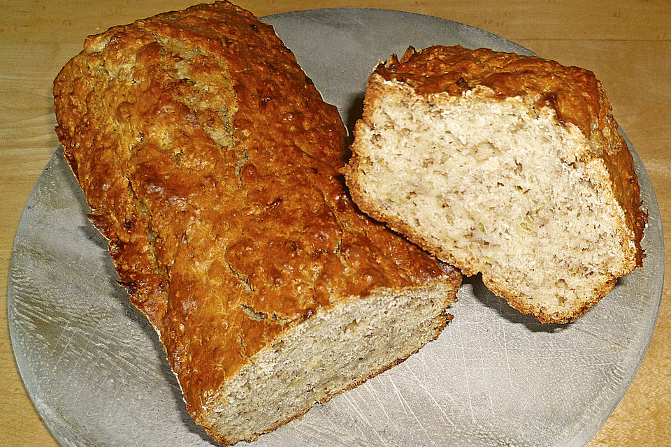 Bananenbrot mit Mandeln