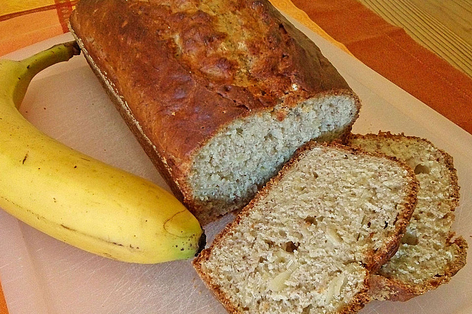 Bananenbrot mit Mandeln