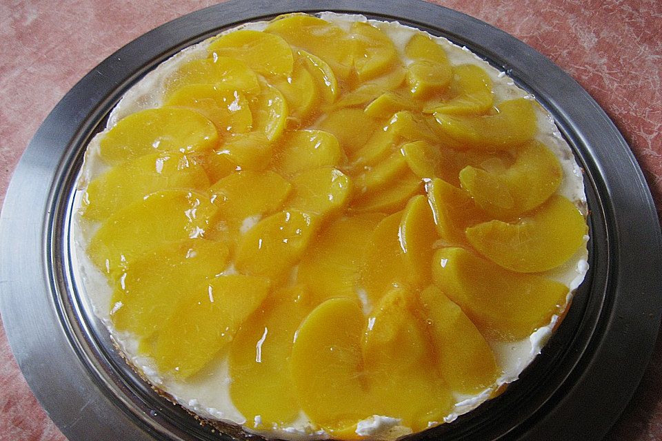 Frischkäsekuchen mit Obst