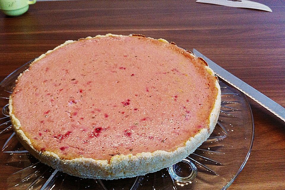 Himbeer-Buttermilch-Tarte