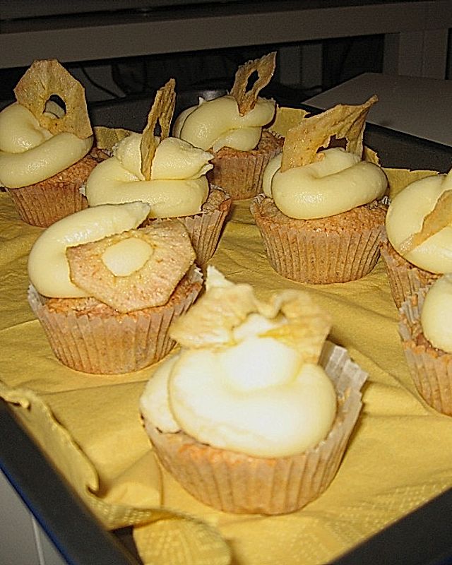 Birnen-Buttercreme  Cupcakes