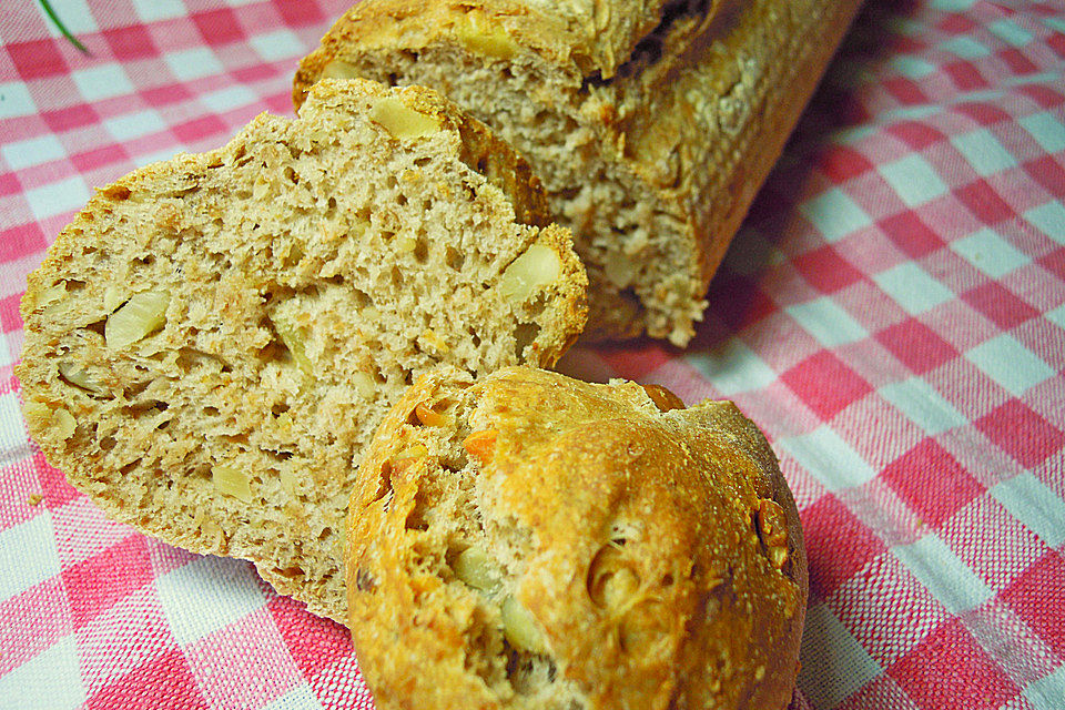 Walnuss-Cashew-Baguettes