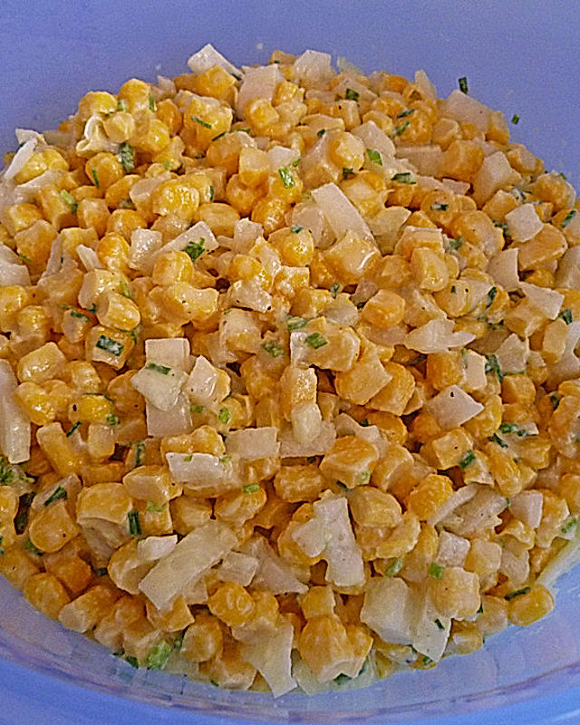 Maissalat mit feiner Senfcreme