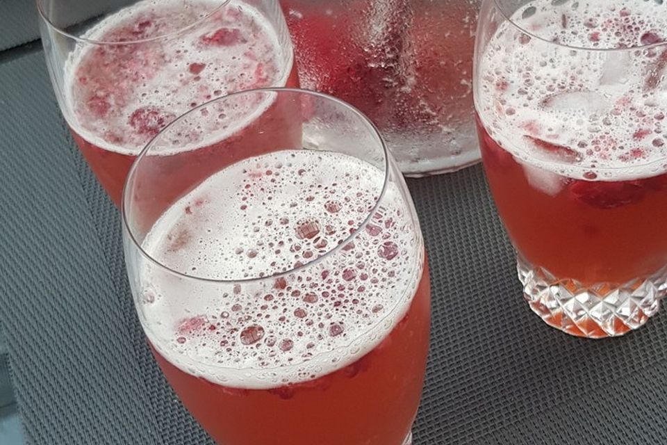 Himbeer-Bierbowle