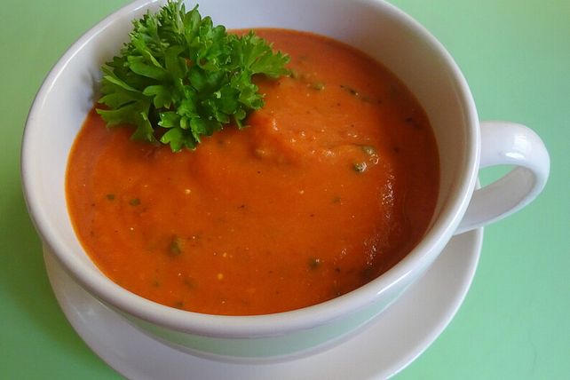 Tomatensuppe mit Kokosmilch und Koriander von Lerli| Chefkoch