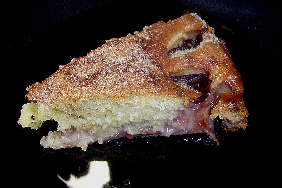 Zimt - Pflaumenkuchen mit Honigguss