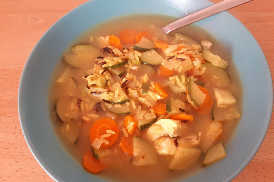 Thunfischsuppe "indisch"