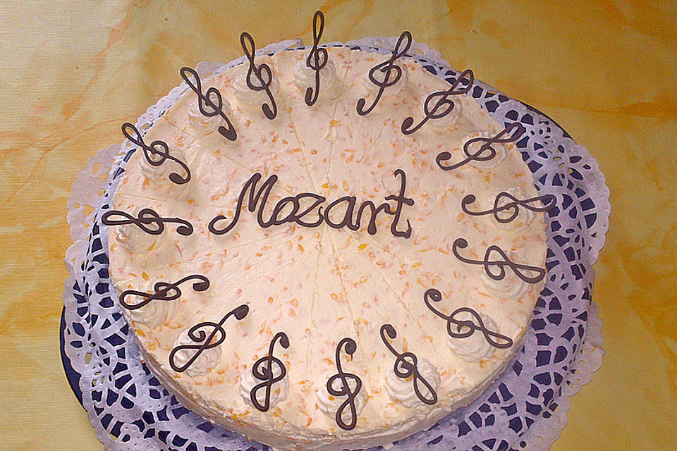 Mozartkugeltorte mit Mascarpone und Quark