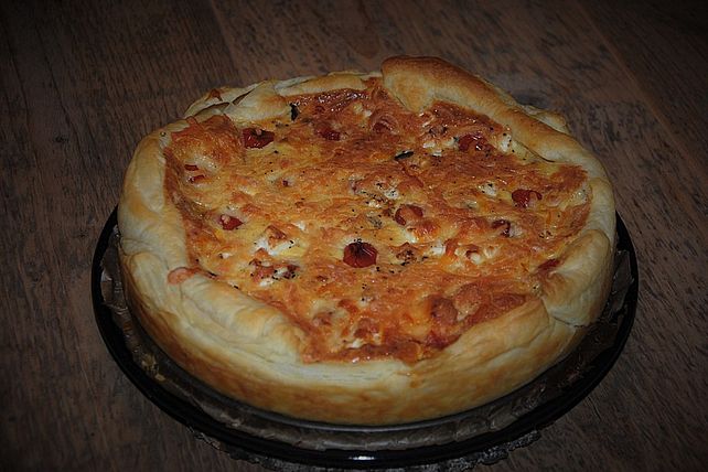 Champignon-Blätterteig-Quiche von Momo-Maus| Chefkoch